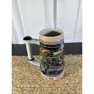 Budweiser Salutes "Chasing the Checkered Flag" 1991 Stein, No. 12801 race car‎